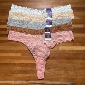 I.n.c. Lace Thong Underwear panty pack set of 5